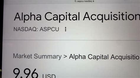 Alpha Capital Acquisition Company Files Registration Statement on For.